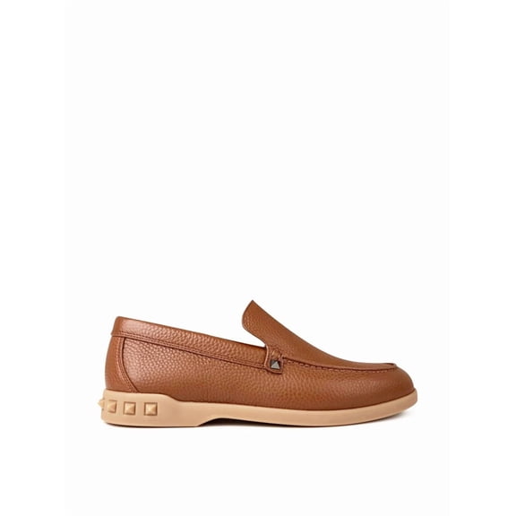 Valentino Rockstud Slip On Loafers Brown (Men's)