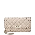 thumbnail image 1 of Valentino Rockstud Spike Leather Wallet On Chain, Pink, 1 of 4