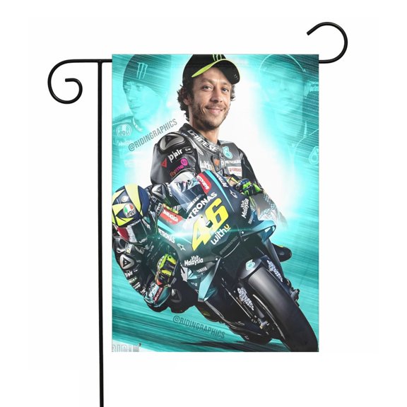 Valentino Rossi garden flag perfect for outdoor decoration28"x40"