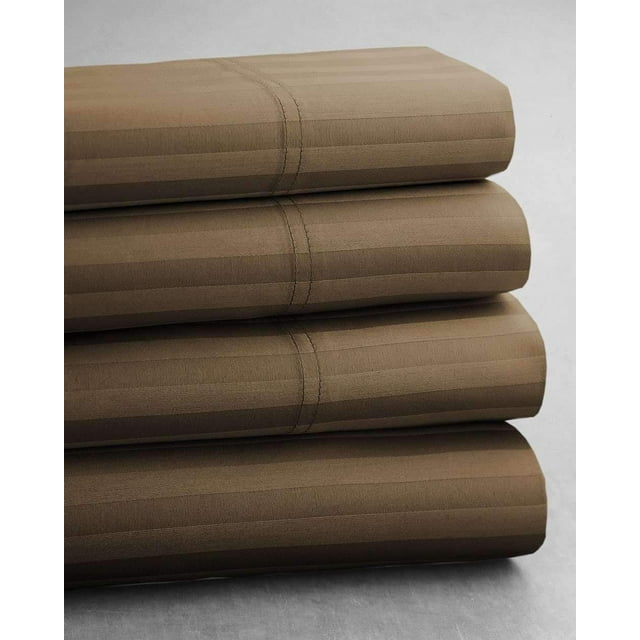 Valentino Stripe 1200 Thread Count Egyptian Cotton Sheet Set
