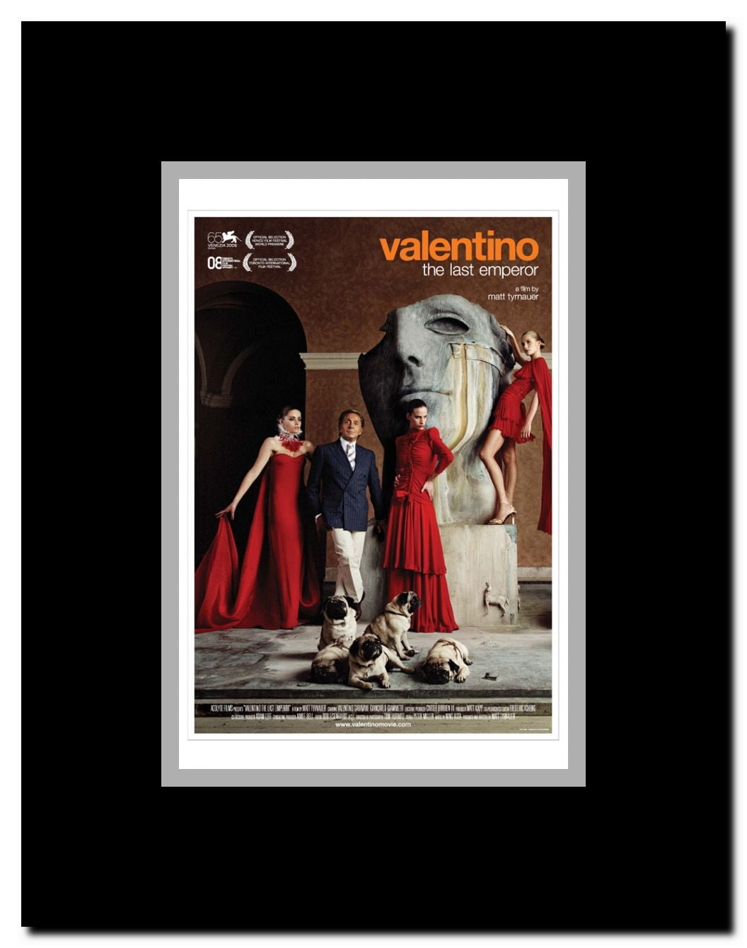 Valentino: The Last Emperor Framed Movie Poster