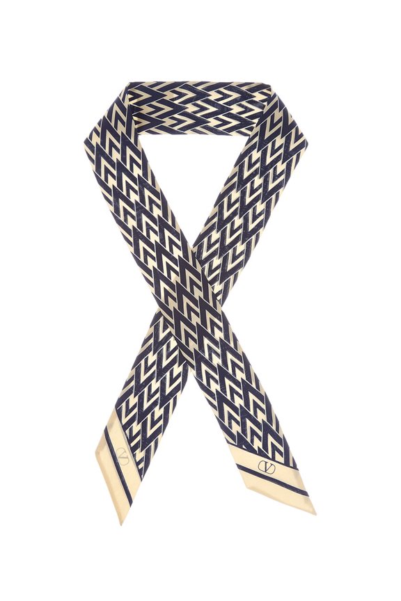 Toute la V Silk Scarf, Multi