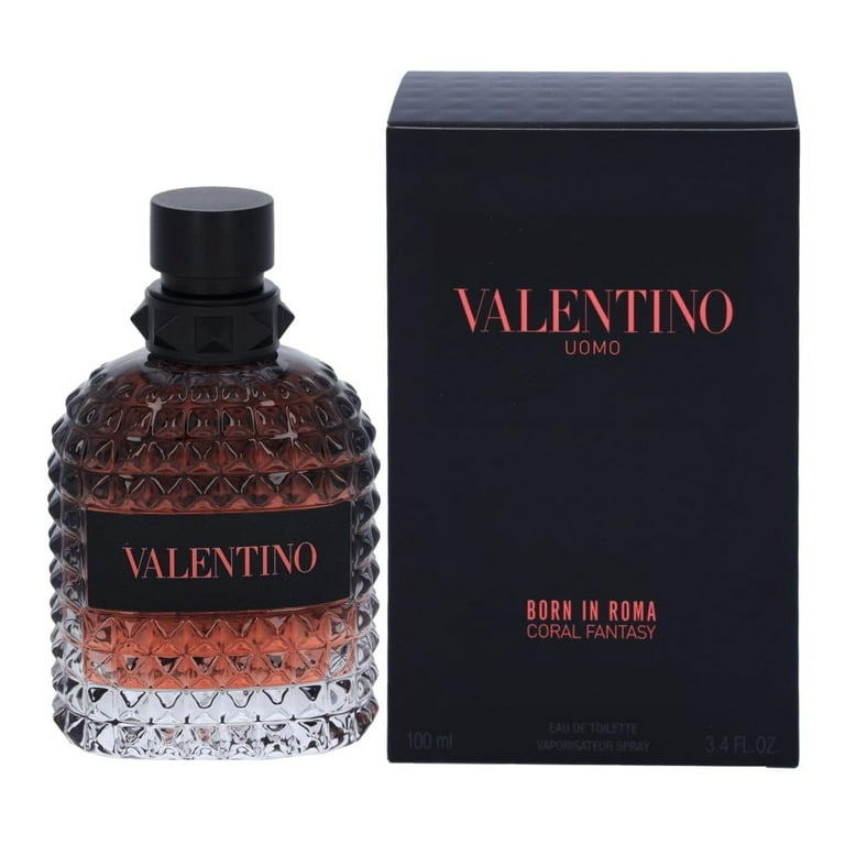 Valentino Eau de Toilette Spray 3.4 oz, Born In Roma Coral Fantasy