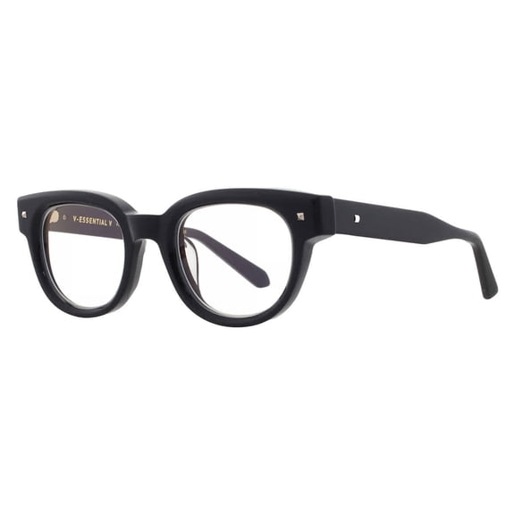 Valentino V-ESSENTIAL-V VLX-163 A 48mm Square Eyeglass Frames Women's Shiny Black