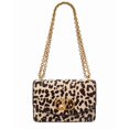thumbnail image 1 of Valentino VLogo Haircalf & Leather Shoulder Bag, Brown, 1 of 5