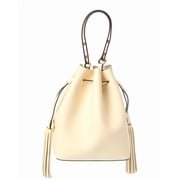 Valentino VLogo Leather Bucket Bag, Red