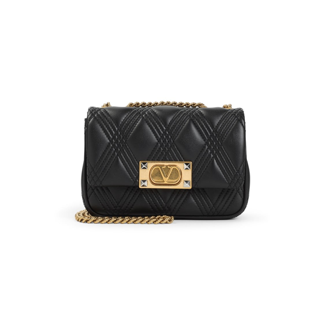 ショルダーバッグ・ポシェット VALENTINO QUILTIE 67 SMALL SHOULDER BAG (6W2B0R08XCA 0NO) Valentino Women's Quiltie 67 Small Shoulder Bag Black