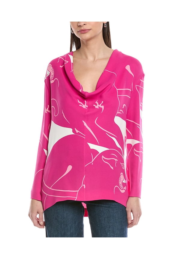 womens  Convertible Silk Top, 40