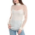 thumbnail image 1 of Valentino womens  Silk Top, 40, White, 1 of 3