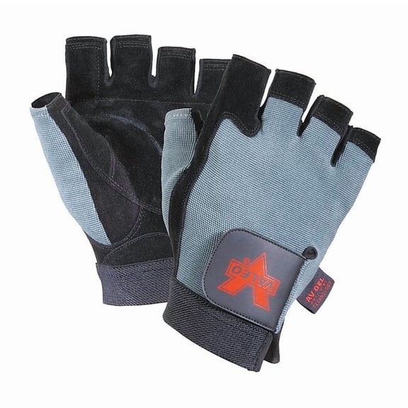 Anti-Vibration Glove,Black/Gray,L,PR V430-L-VI4872LG