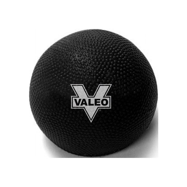 Valeo Black Textured Rubber Squeeze 1 Pound Ball With Comfortable Grip