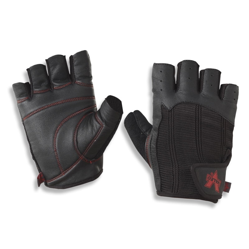 Valeo Ocelot Black Weight Lifting Gloves With Full Palm Protection ...