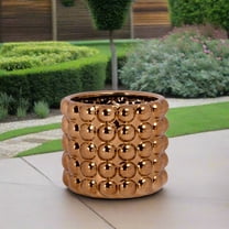 Valera Bronze Stoneware Planter