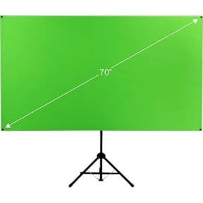 Valera Explorer Green Screen 70 in w/ Stand - Portable Chroma Key Panel, 1000 Free Backgrounds Included, Wrinkle Resistant Green Fabric Backdrop, Tripod & Wall Mount,Carrying Case, Portrait&Landscape
