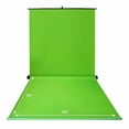 thumbnail image 1 of Valera Green Screen Immersion Kit with Creator 95 + Floor Extension, Portable Retractable Wrinkle Resistant Fabric Backdrop, Adjustable Height & Autolock Frame, for Streaming Gaming Zoom Video, 1 of 1