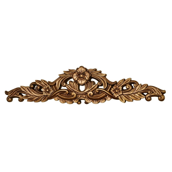 Valeria Decorative Wall Topper Aged Gold One Size