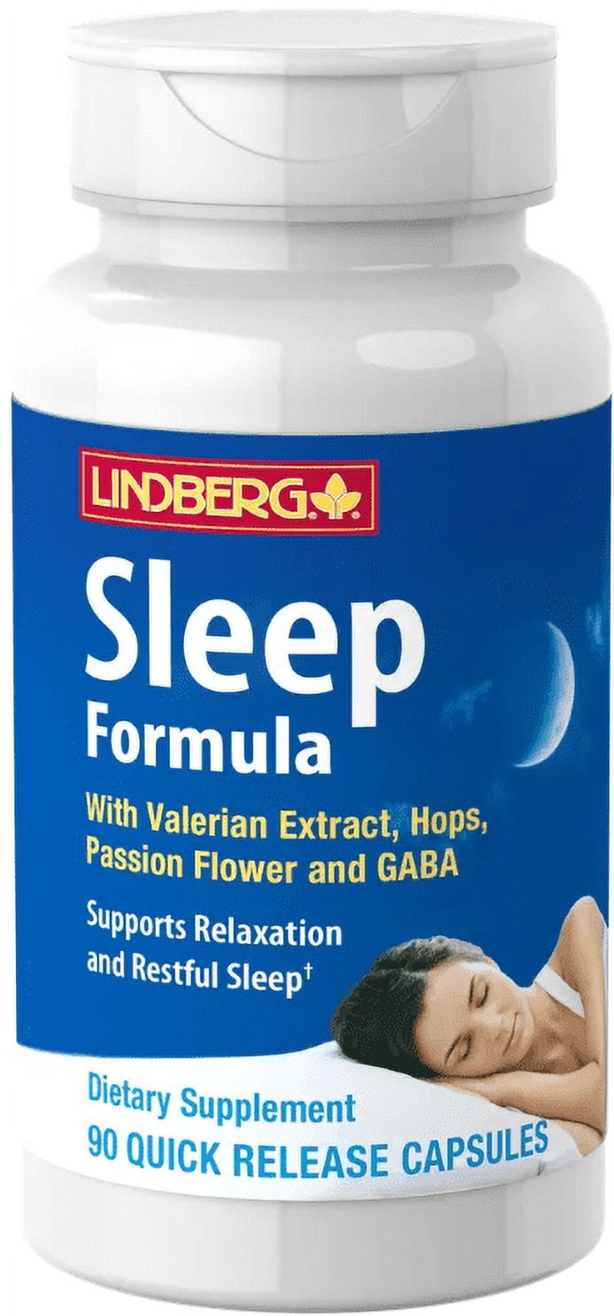 Valerian Root Extract Complex 90 Capsules With Hops, Passion Flower