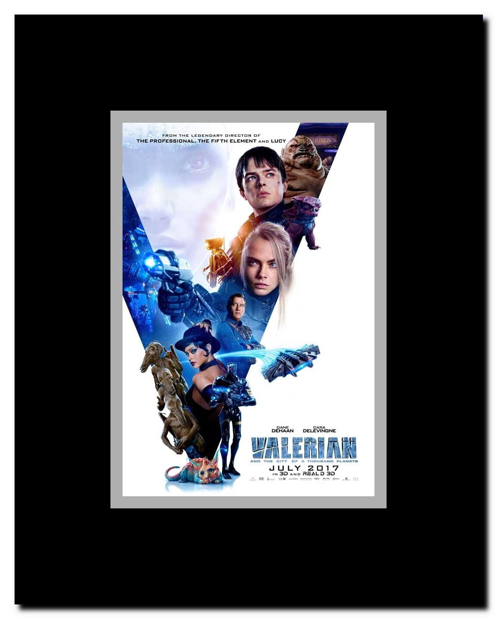 Valerian and the City of a Thousand Planets Framed Movie Poster