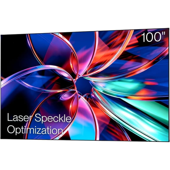 Valerion 100" PureVision Fixed Frame Projector Screen, PET Matte White, 4K/8K UHD Ready, 1.0 Gain, UST & Long Throw Compatible