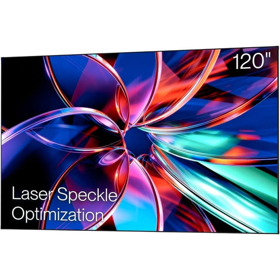 Valerion 120" PureVision Fixed Frame Projector Screen, PET Matte White, 4K/8K UHD Ready, 1.0 Gain, UST & Long Throw Compatible