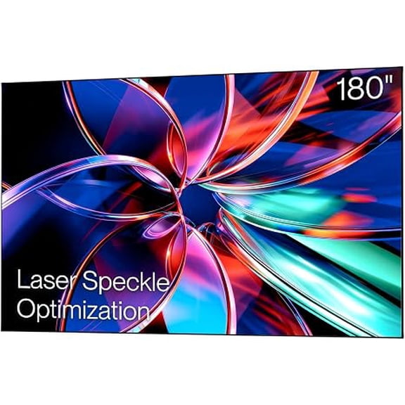 Valerion 180" PureVision Fixed Frame Projector Screen, PET Matte White, 4K/8K UHD Ready, 1.0 Gain, UST & Long Throw Compatible
