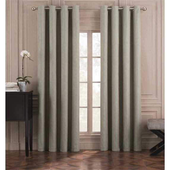 Valeron® Belvedere Solid Grommet Room-Darkening Window Panel
