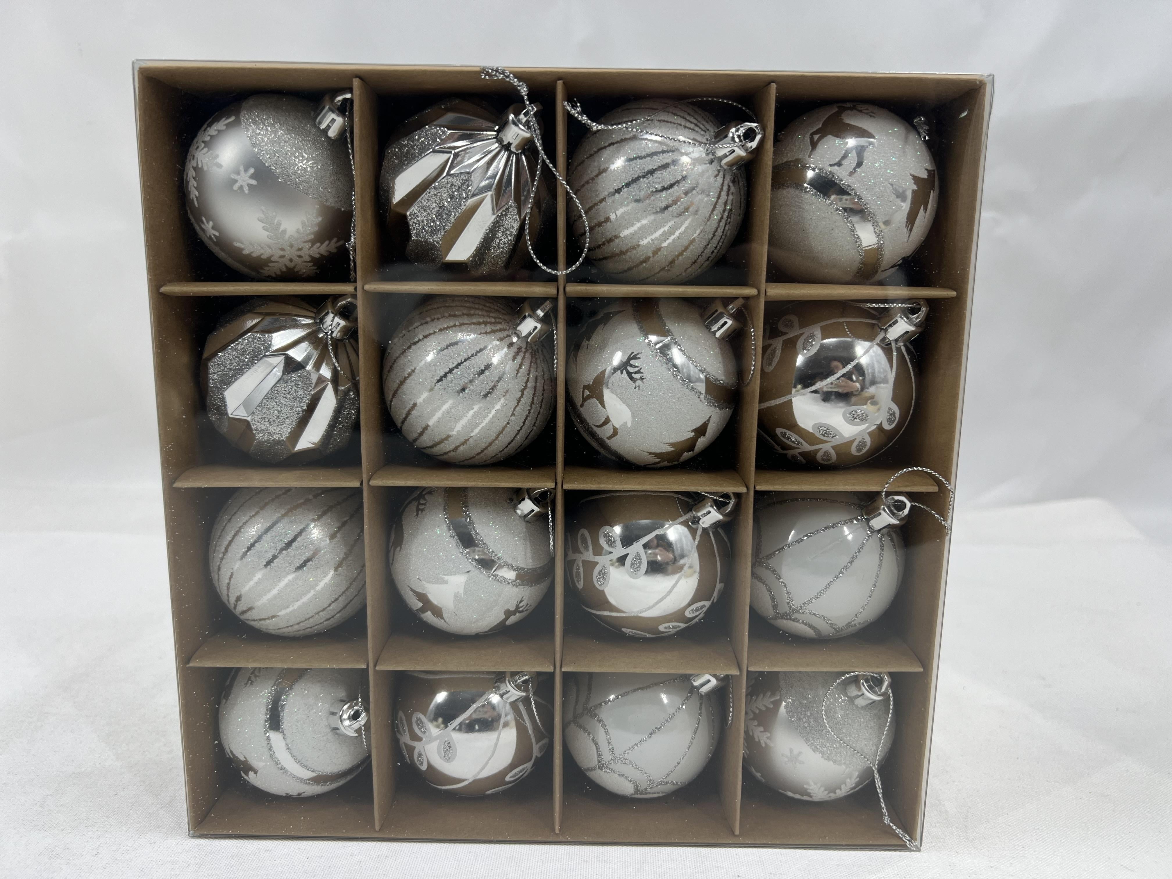 White Christmas Ornaments Walmart 