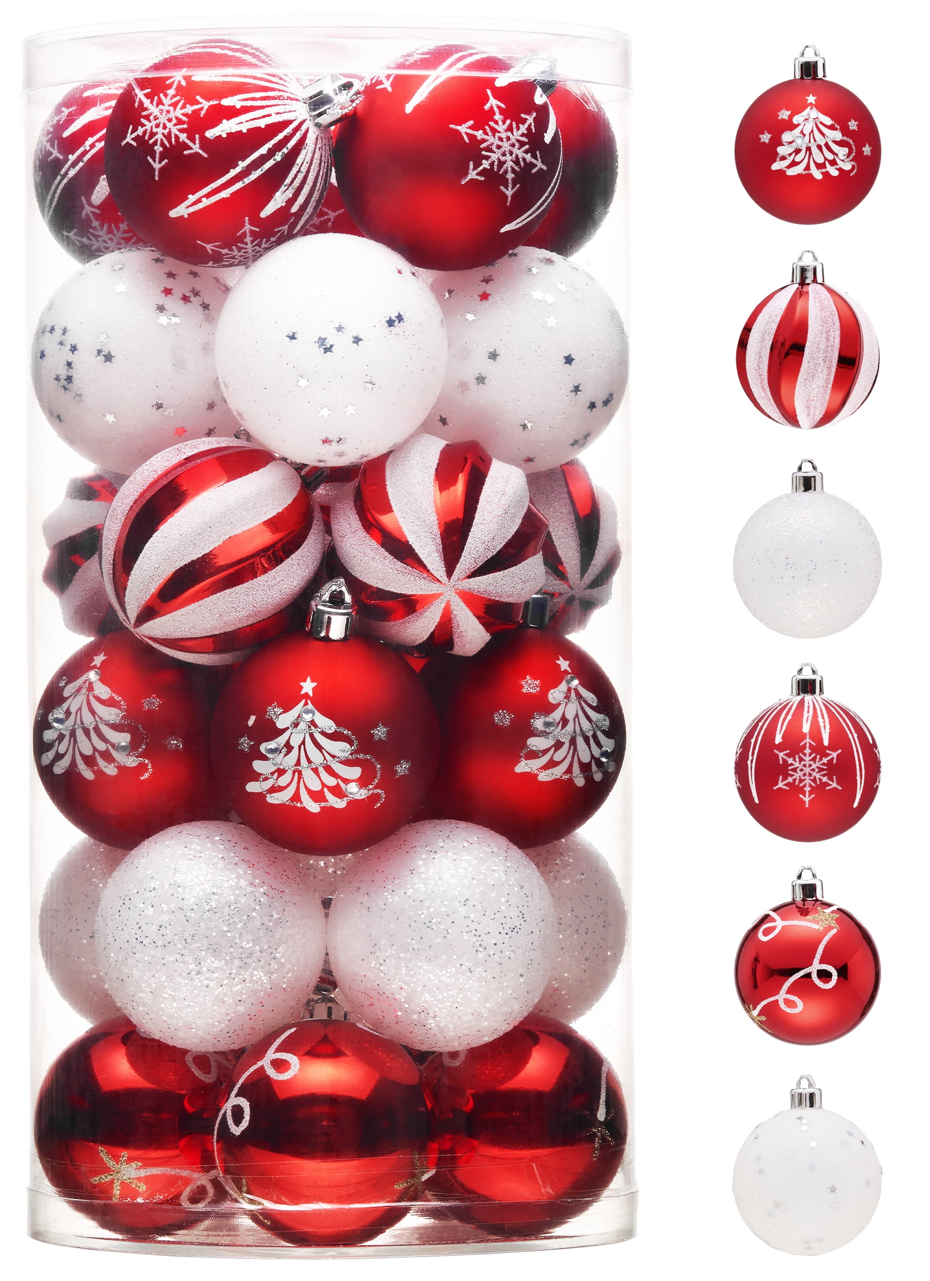 Valery Madelyn 30st 6cm kerstballen, brons en goud, onbreekbare kerstboom ornament set, traditionele kerstbal ornamenten, kerstboom hangende bal Valery Madelyn 30st 6cm kerstballen, brons en goud, onbreekbare kerstboom ornament set, traditionele kerstbal ornamenten, kerstboom hangende bal
