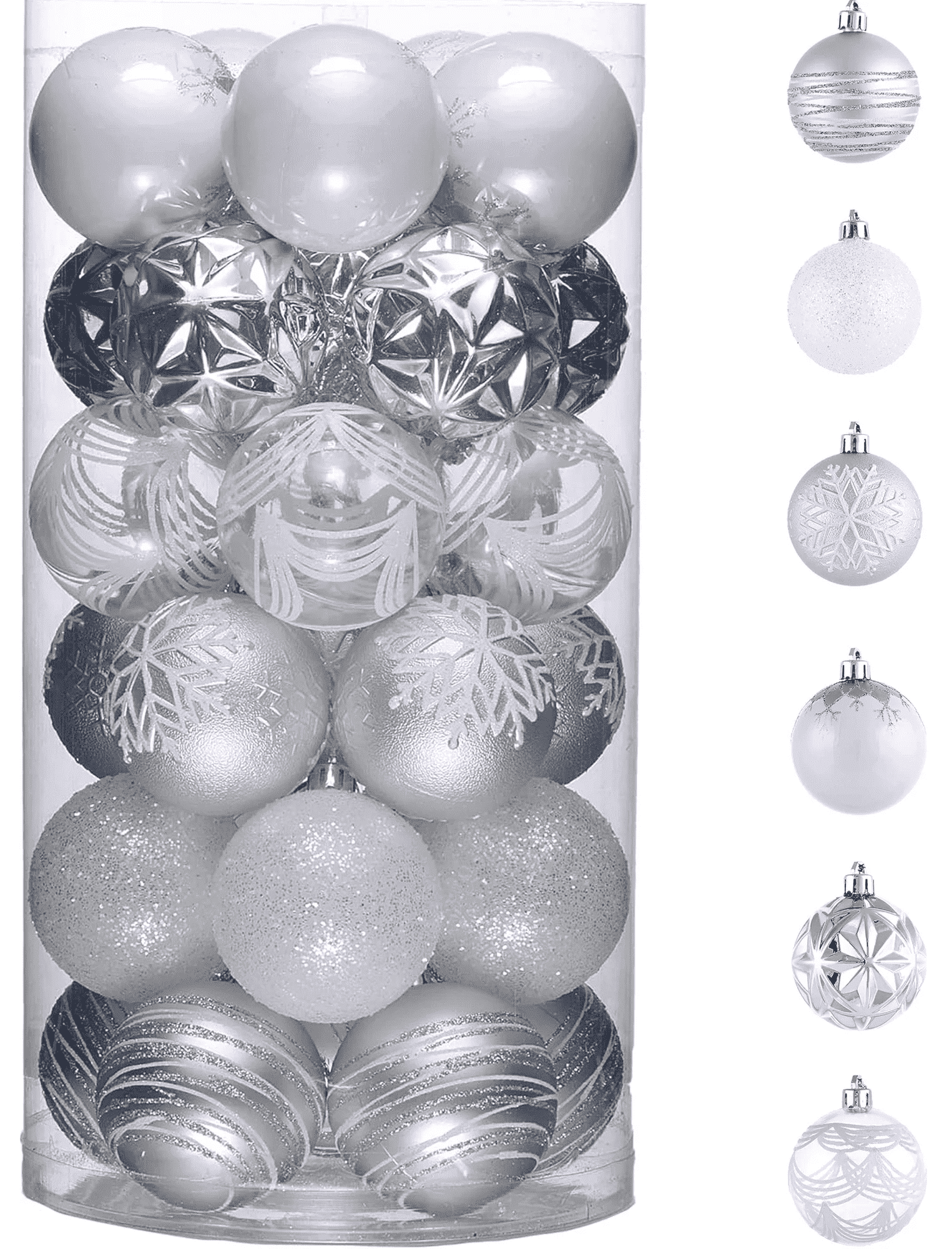 Valery Madelyn Kerstboomdecoraties 60 stuks, groen goud en rode
