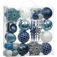 Valery Madelyn 70ct Christmas Ornaments Decorations, Shatterproof Assorted Christmas Tree Ball