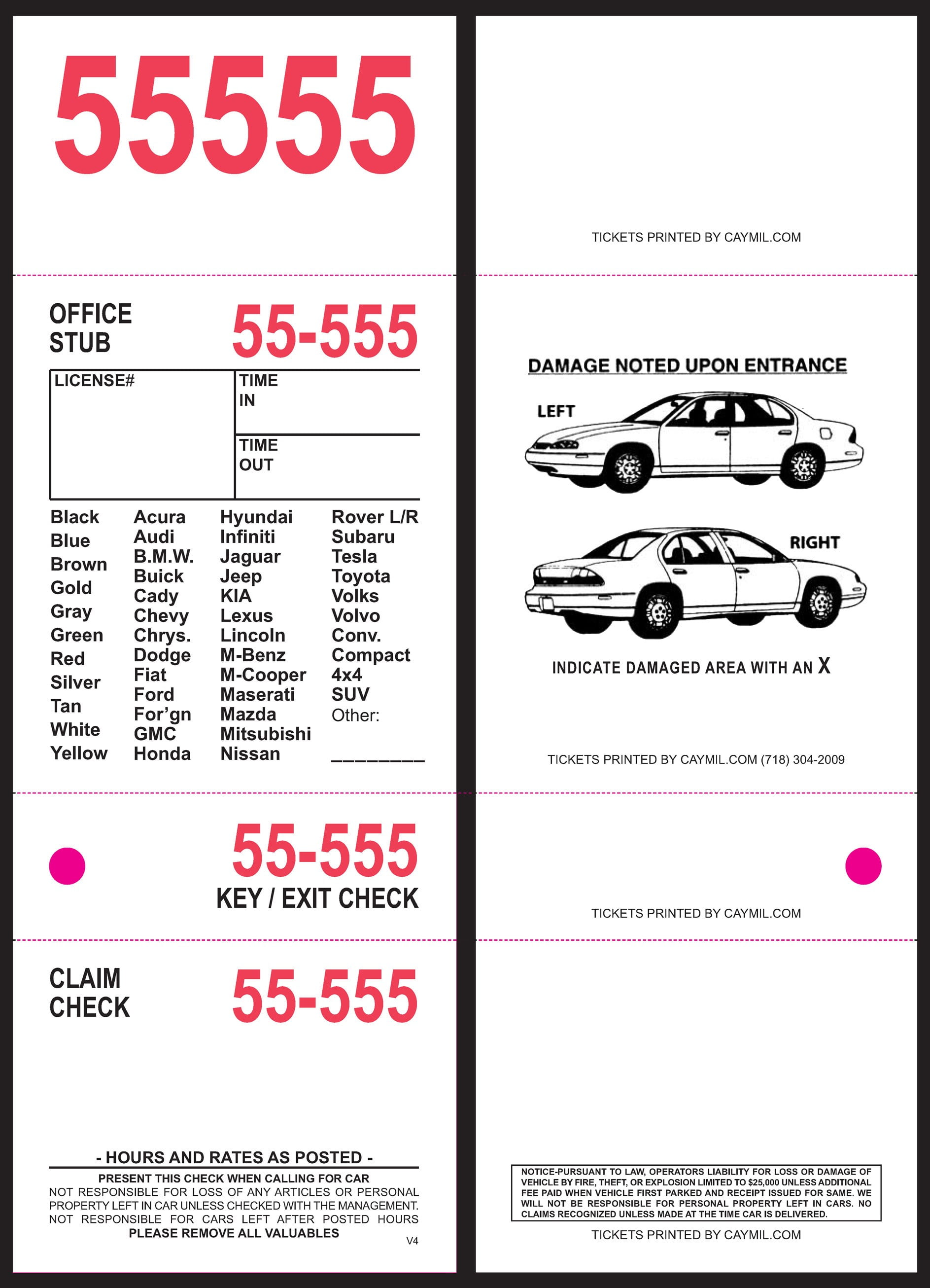 valet-parking-tickets-4-part-1-000-with-free-parking-receipts-blue-walmart-com