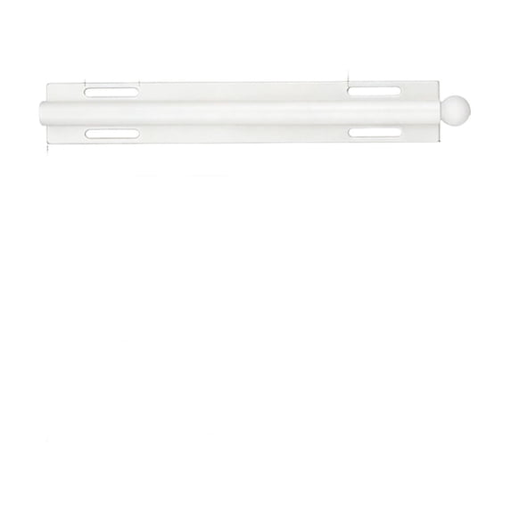 Valet Rod for Closet Retractable, Pull Out Clothes Hanger Rail, Side Mount Wardrobe Bar, Adjustable Organizer Rack for Laundry, Bathroom, Entrance White