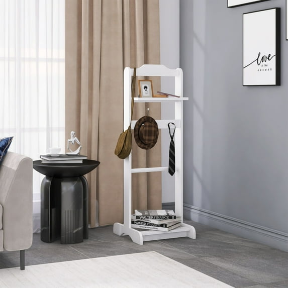 Valet Stand for Man,New Year Gift,Clothes Stand with Top Tray,For Entryway Office Living Room,Father's Day Gift,Valentine's Day,Christmas Day Gift