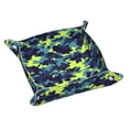 thumbnail image 1 of Valet Tray, Blue Green Camouflage Faux Leather Desk Tray Vanity Tray Night Stand Organizer Catch All Tray Key Bowl for Entryway Table, Elegant Valet Tray Storage for Men Women, 1 of 1