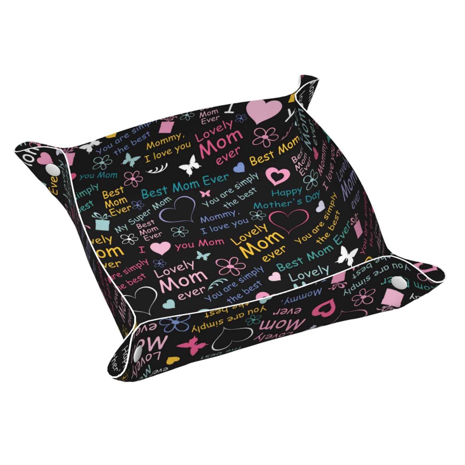 Fiore di nasca personalizzato a forma di cuore Piatto portagioie in ceramica con nome Compleanno Matrimonio Regalo d'arredo per donne damigelle d'onore - CALLIE
