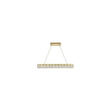 Valetta 36 inch LED linear pendant in gold
