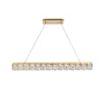 thumbnail image 1 of Valetta 42 inch LED linear pendant in gold, 1 of 9