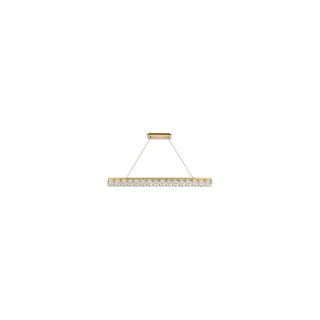 Valetta 48 inch LED linear pendant in gold