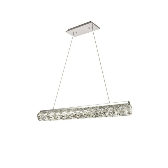 Valetta Integrated LED chip light Chrome Chandelier Clear Royal Cut Crystal