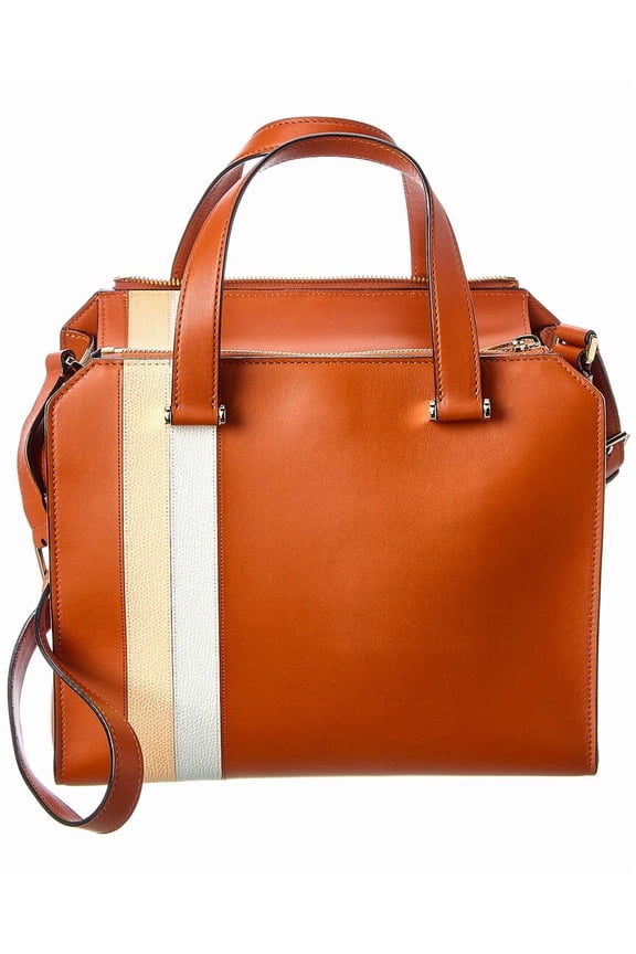 Passepartout Medium Leather Tote, Brown