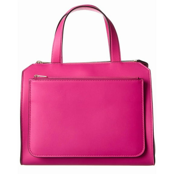 Valextra Passepartout Medium Leather Tote, Pink