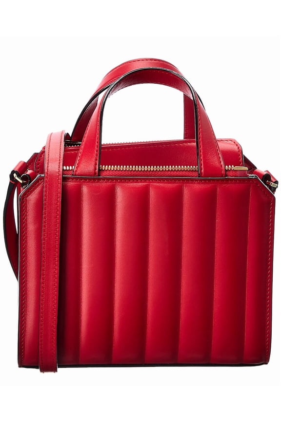 Passepartout Mini Leather Tote, Red