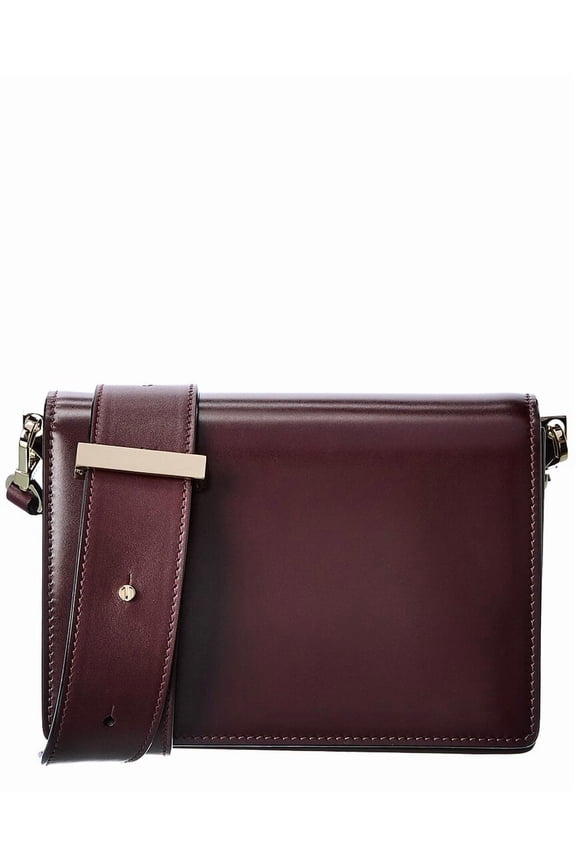 Swing Small Leather Shoulder Bag, Red