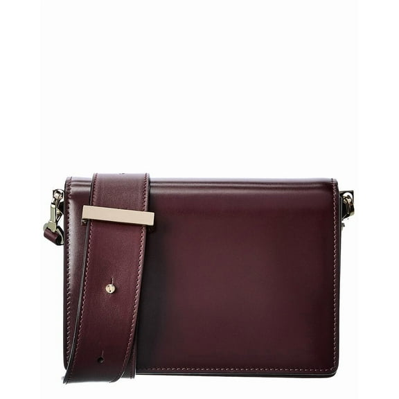 Valextra Swing Small Leather Shoulder Bag, Red