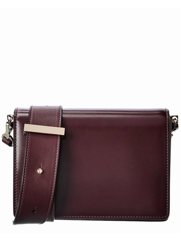 Swing Small Leather Shoulder Bag, Red