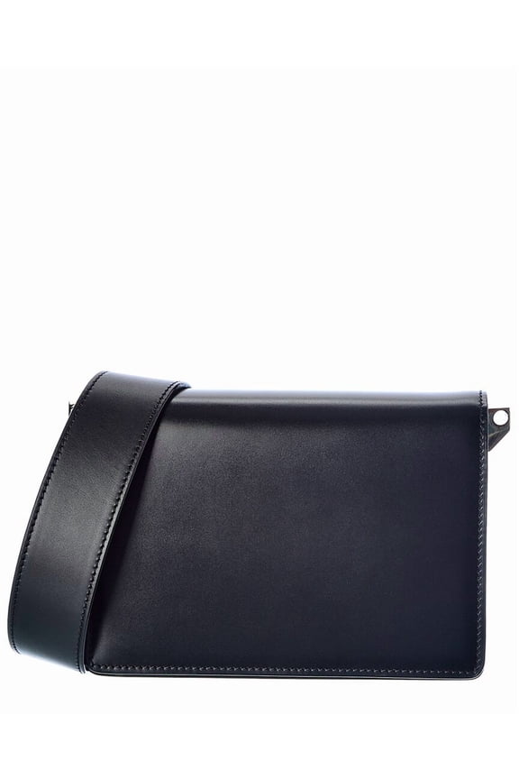 Swing Small Leather & Suede Shoulder Bag, Blue