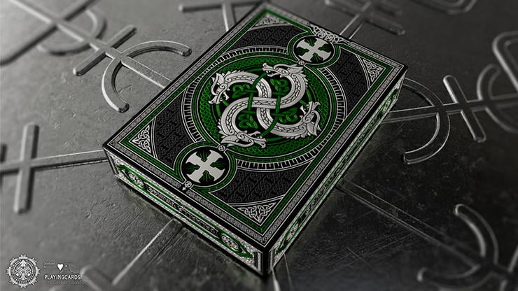 Valhalla Viking Emerald (Special) Playing Cards by Gamblers Warehouse