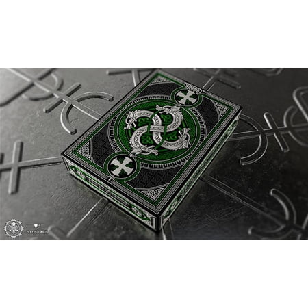 Valhalla Viking Emerald (Special) Playing Cards by Gamblers Warehouse