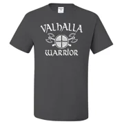 Valhalla Warrior Norse Viking Battle Graphic T-shirt