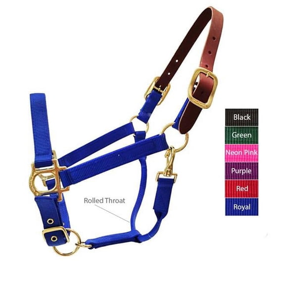 Valhoma 3361-BK-S Breakaway Halter, Black - 500-800 lbs - Small